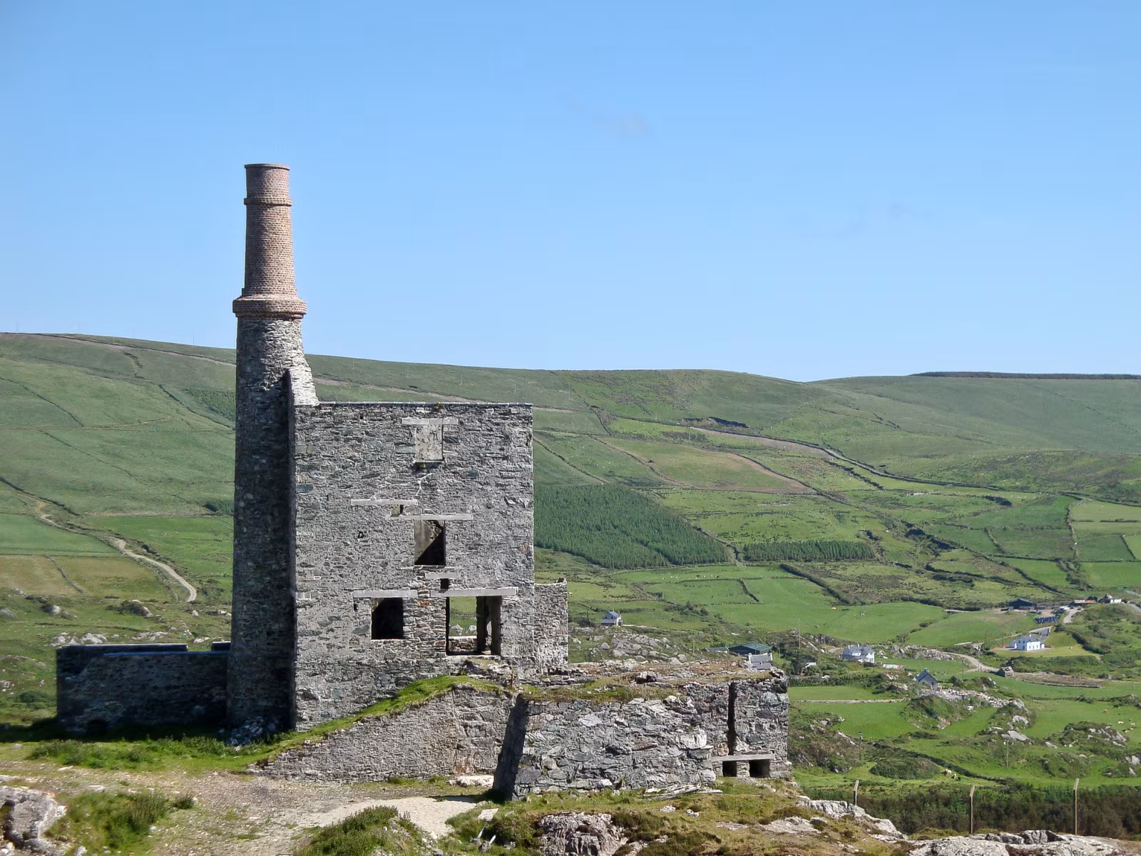 The 1862 engine house at Mountain Mine, Allihies copper mines, County Cork