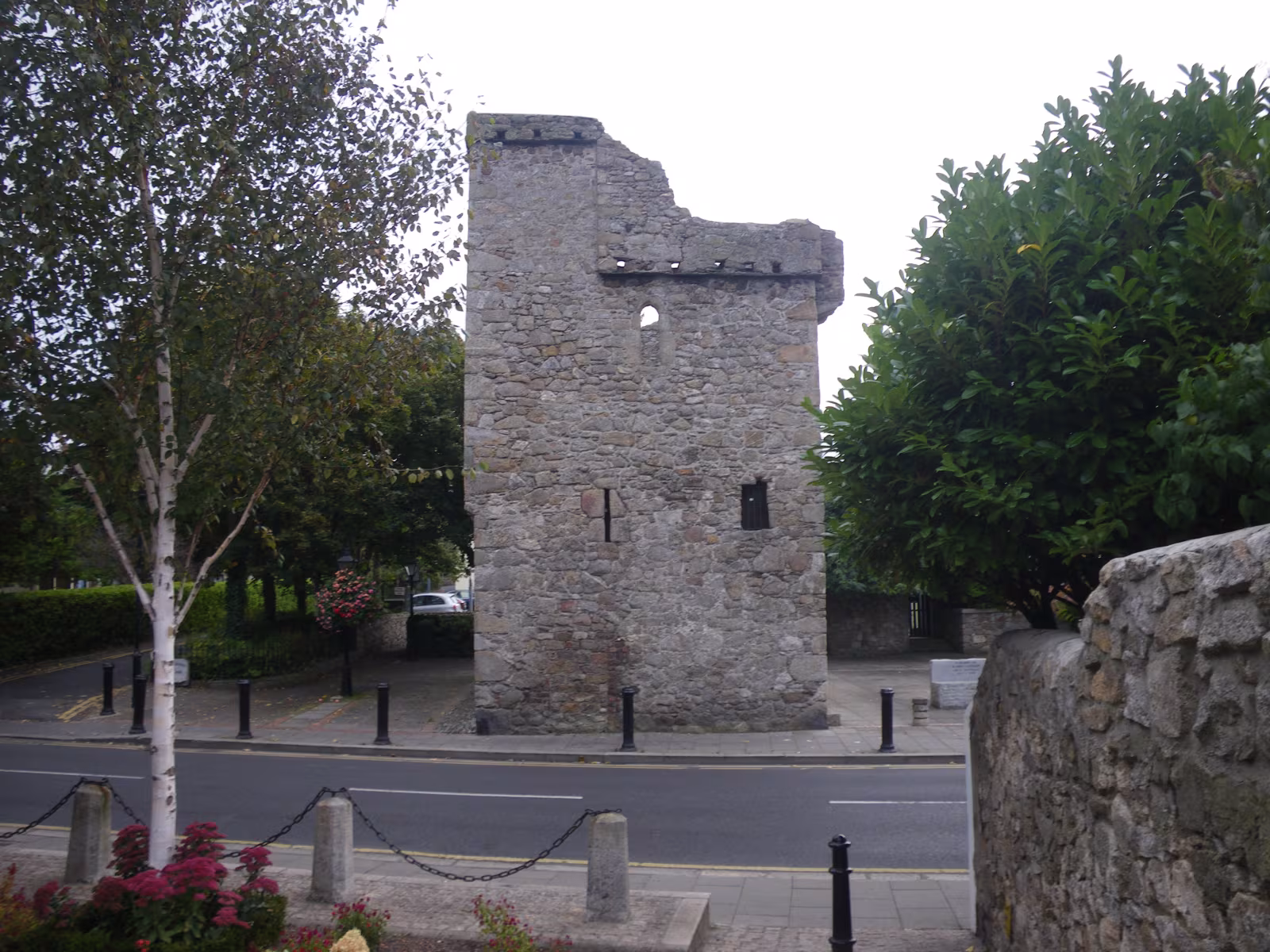Archbold's Castle in Dalkey village, one of several medieval tower houses that survived in the village
