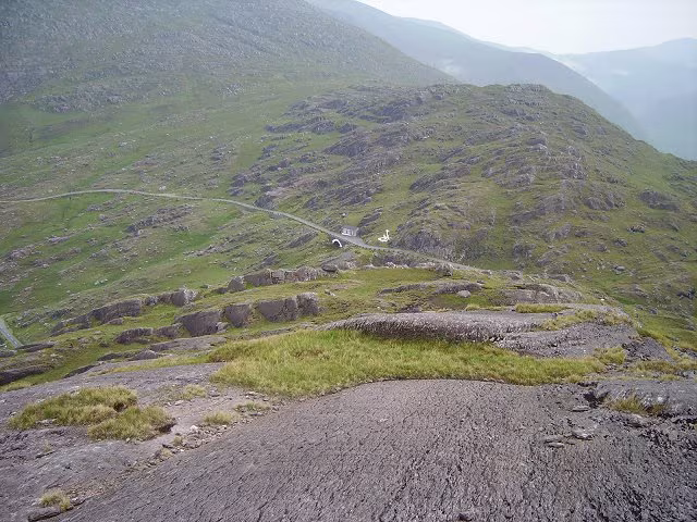 The Healy Pass mountain road on the Cork side of the Beara Peninsula