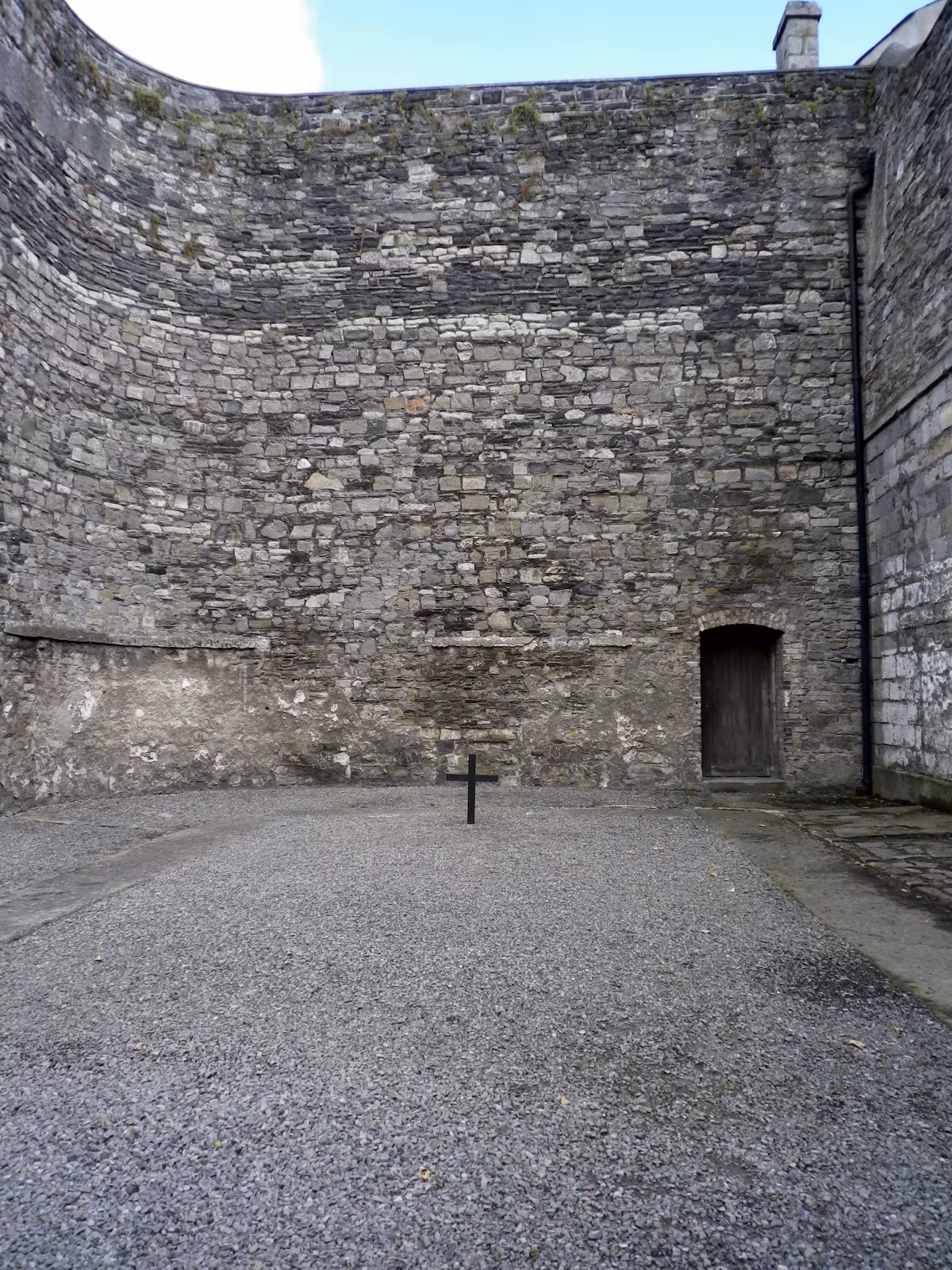 Stonebreakers' Yard at Kilmainham Gaol, the small enclosed courtyard where the 1916 leaders were executed in May 1916