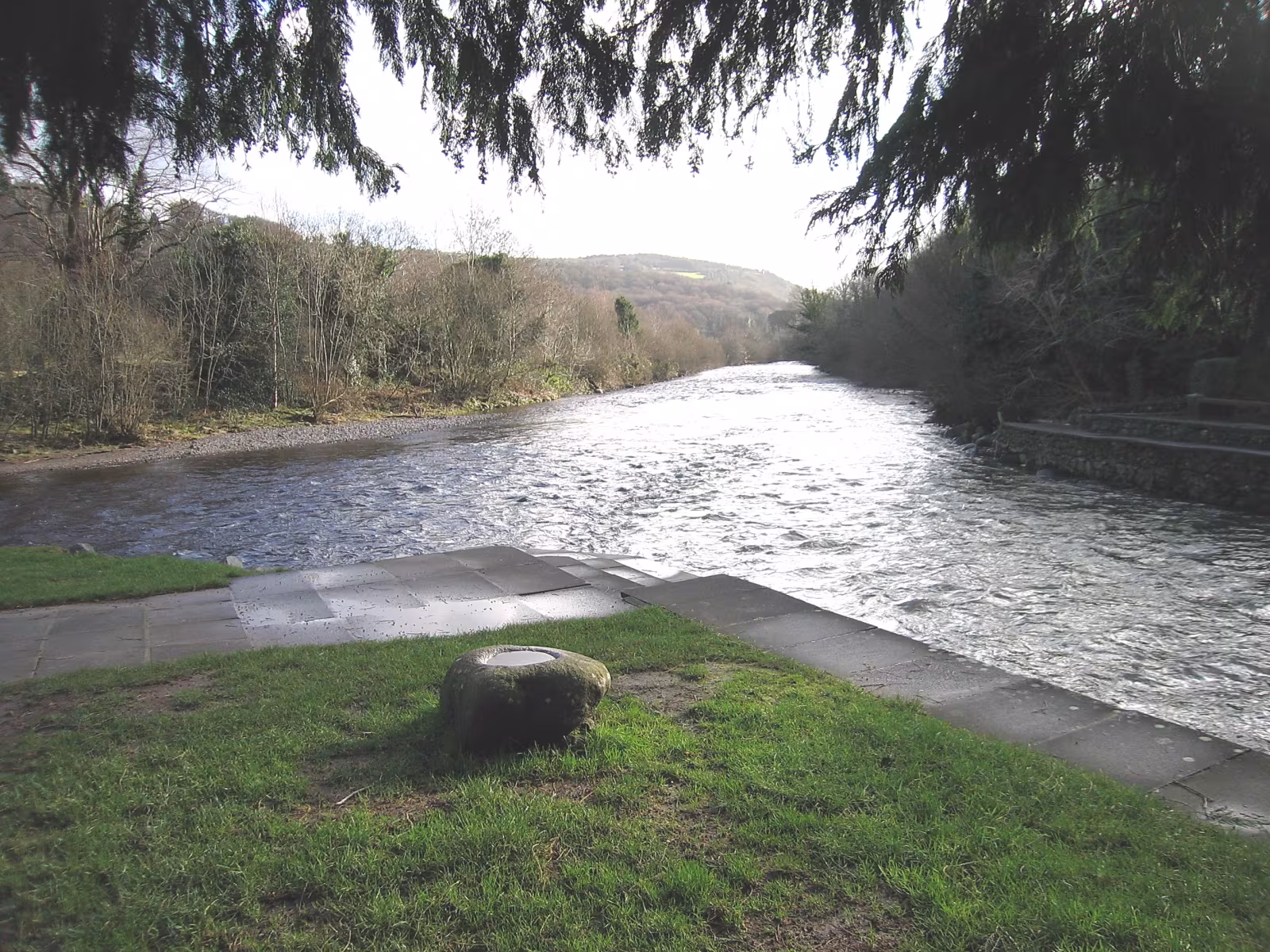 The Vale of Avoca, where Thomas Moore wrote the poem and the mill never stopped
