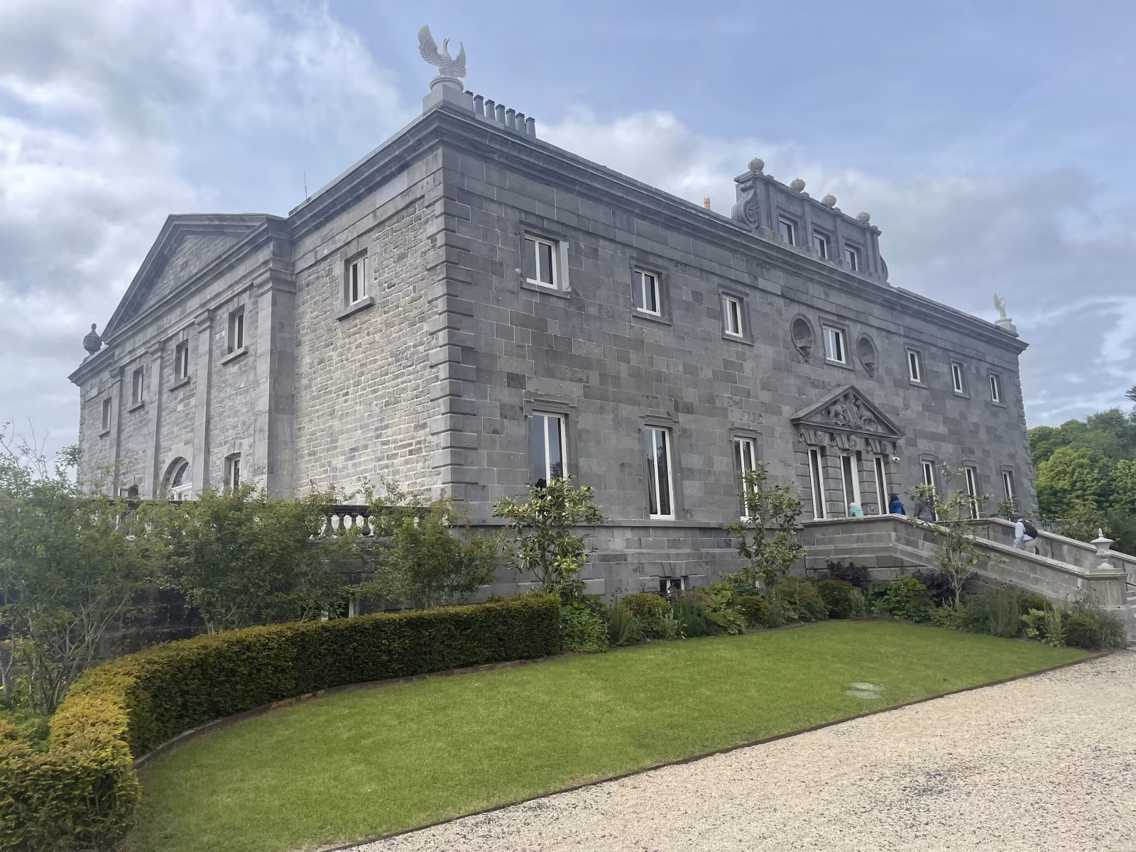 Westport House showing the east and south faces from the visitor approach, Westport, County Mayo